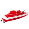 Motorový člun na dálkové ovládání RC 1:25 červený 2