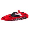 Dálkově ovládaný RC motorový člun bílo-červený 2