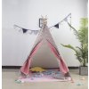 Aga4Kids Dětské Teepee Šedorůžové