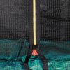 k14736 aga sport pro trampolina 366 cm tmave zelena ochranna sit zebrik 6