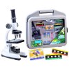 Kovový Mikroskop sada mladého vědce