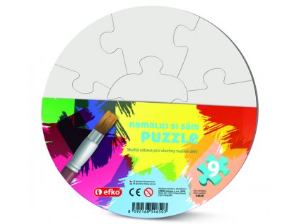 EFKO Namaluj si sám puzzle kruh