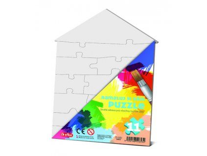 2488 efko namaluj si sam puzzle domecek
