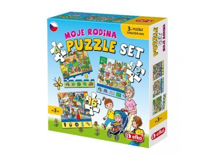 2500 efko puzzle set moje rodina