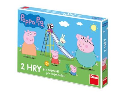 DINO PEPPA PIG POJĎ SI HRÁT A SKLUZAVKY Dětská hra