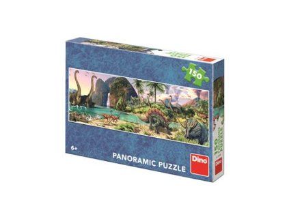 3367 dino dinosauri u jezera 150 panoramic puzzle