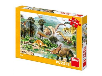 DINO ŽIVOT DINOSAURŮ 100XL Puzzle NOVÉ