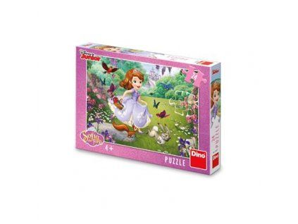 3820 dino sofie na prochazce 24 puzzle
