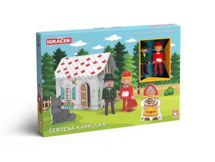 EFKO IGRÁČEK - Červená Karkulka  - kreativní set s pohádkou