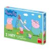 DINO PEPPA PIG POJĎ SI HRÁT A SKLUZAVKY Dětská hra