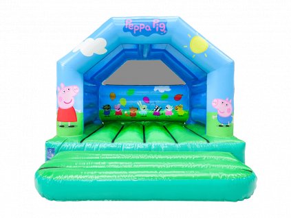 Skákací hrad Peppa pig - zelený