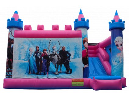 Skákací hrad  Frozen Růžový
