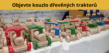 Objevte kouzlo dřevěných traktorů
