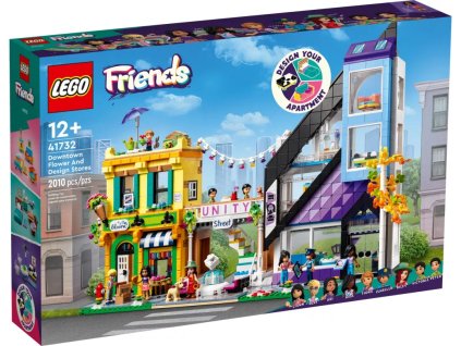 LEGO Friends 41732 Květinářství a design studio v centru města
