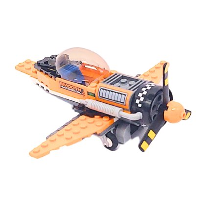 Lego oranžové letadlo