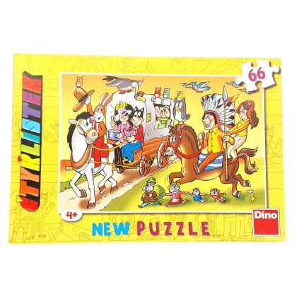 Puzzle Čtyřlístek 66 ks