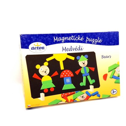Detoa Magnetické puzzle Medvědi