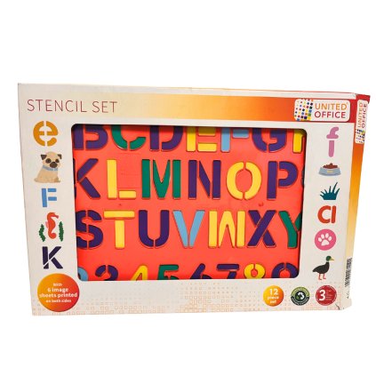 Sada šablon na malování