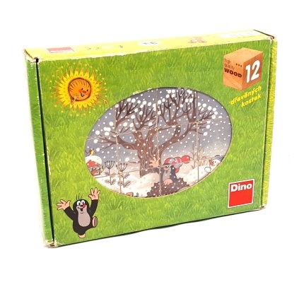 Dino Krteček skládací kostky