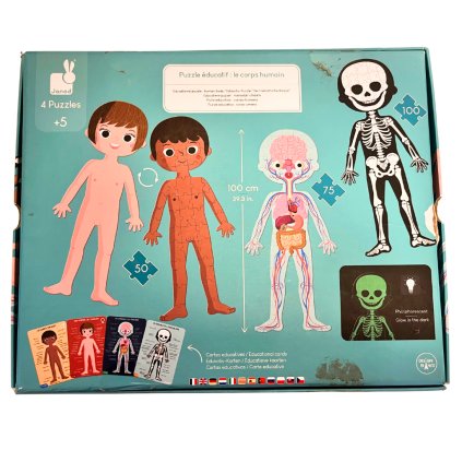 Janod Vzdělávací puzzle Lidské tělo