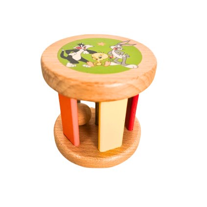 Dřevěné chrastítko Looney Tunes