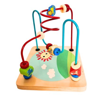 Barevný labyrint s korálky