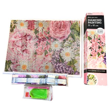 Diamantové malování - Květiny