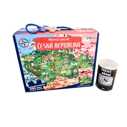 Puzzle Česká Republika + Puzzle Přání