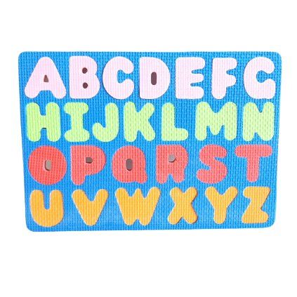 Pěnové puzzle na zem: Barevná abeceda