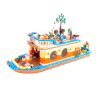 LEGO houseboat