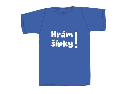tricko hram sipky 01 modra predek