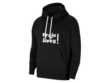 mikina hraju sipky 01 cerna predni