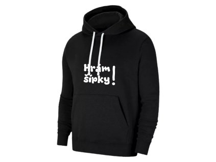 mikina hram sipky 01 cerna predni