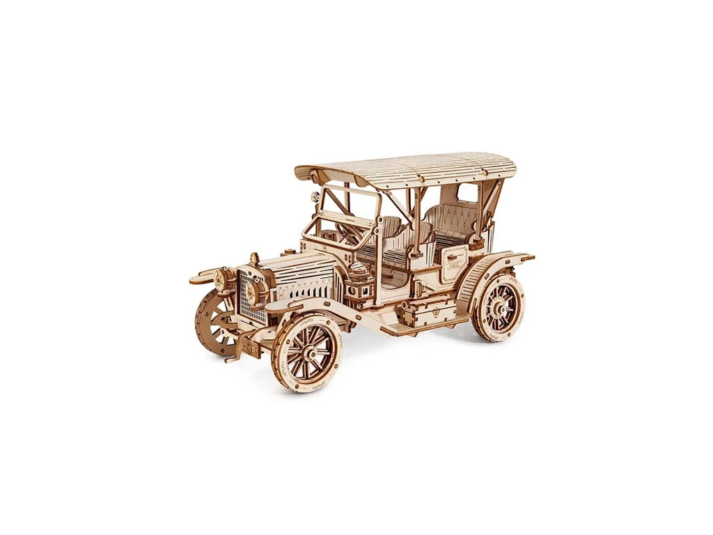 Vintage Car (Large) - Wooden 3D Puzzle
