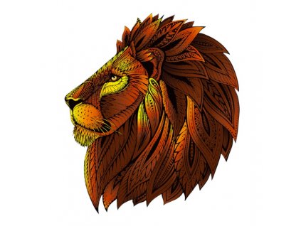 Rainbow Wooden Puzzle Lion