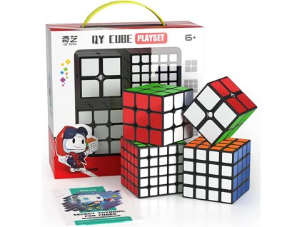 Qiyi Cube Bundle Set 1 - set 4 rubik. kostek