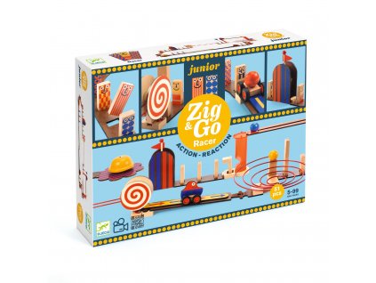 DJECO Dráha Zig & go Junior - Racer - 51pcs