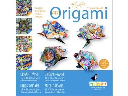 Origami papíry želva Gaudí