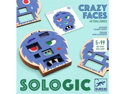 Sologic Crazy faces - logická hra pro jednoho hráče