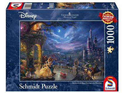 Puzzle Diseny Kráska a zvíře 1000 dílků