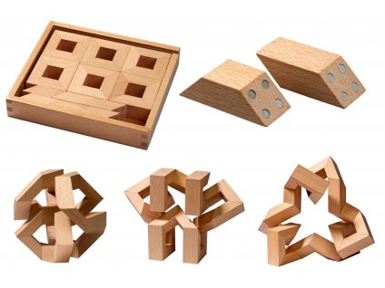 Math Maker - dřevěná, magnetická stavebnice