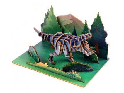 3D dřevěné puzzle - Tyrannosaurus Rex