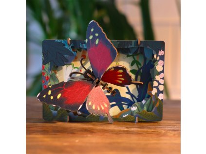 3D dřevěné puzzle - Butterfly