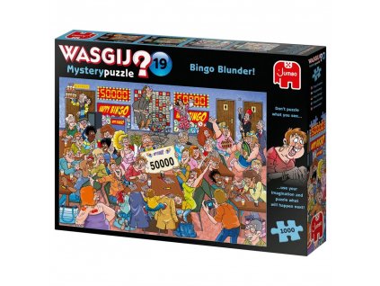 Puzzle Wasgij Mystery Zmatky na bingu! - 1000 d.