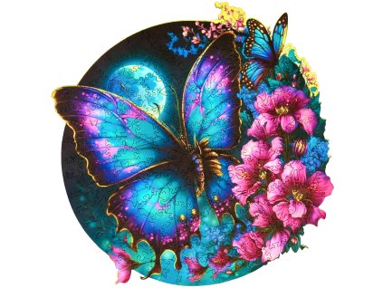 Motýl dřevěné puzzle 200 ks.