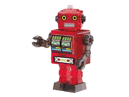 Robot Červený Crystal Puzzle