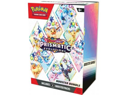 Pokémon TCG: SV8,5 Prismatic Evolution - Booster Bundle displey