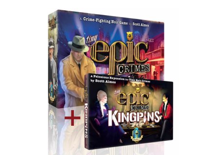 SET Tiny Epic Crimes + Tiny Epic Crimes: Kingpins Expansion – EN
