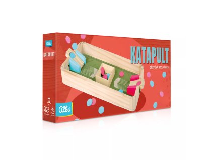 Katapult – dřevěná hra pro dva, kde rozhoduje přesnost!
