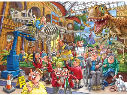 Puzzle Wasgij Mystery 24 – Blight at the Museum! (1000 d.)